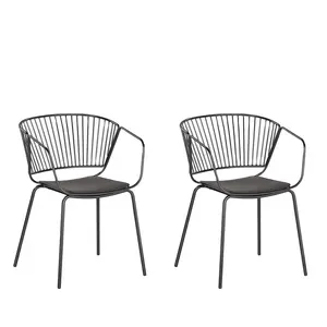 Boghos Dining Chair (Set of 2) Black