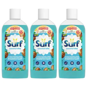 Surf Concentrated Disinfectant Coconut Bliss Multi-Purpose Cleaner, 240ml, 3pk