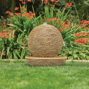 Kelkay Cotswold Sun Solar Water Feature with Protective Cover