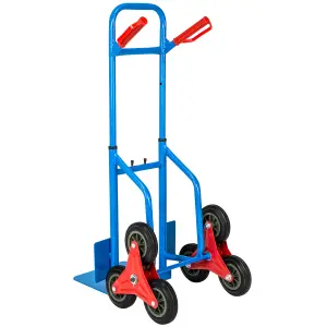 Sack Barrow - stair climber, loading shelf capacity of 100 kg - blue