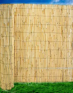 Wadan 1.5m x 4m Natural Reed Screen - Reed Fence Screening Roll for Garden Privacy