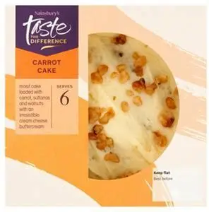 Sainsbury's Carrot Cake, Taste The Difference 395G