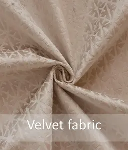 Temple Velvet 46" x 90" Latte (Ring Top Curtains)