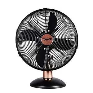 Tower T611000B Cavaletto 12 Metal Desk Fan