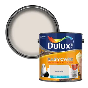 Dulux Easycare Washable & Tough Nutmeg white Matt Wall & ceiling Emulsion paint, 2.5L