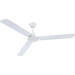 Witty 142cm Ceiling Fan with Light Kit White