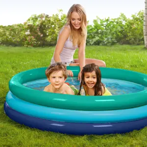 Three Ring Inflatable Paddling Pool