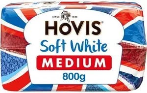 Hovis Medium Sliced Soft White Bread, 800G