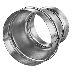 250-125mm Metal Duct Reducer Round Reducer Duct Fitting Pipe Increaser Reducer Galvanized Steel