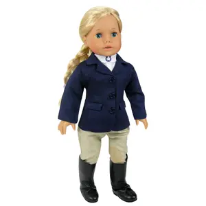 Sophia's by Teamson Kids Complete Equestrian Set for 18" Dolls, Navy