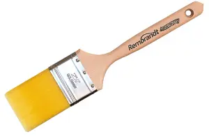 Arroworthy Rembrandt Long Handle Straight Cut Flat Sash Paint Brush - 2.0"