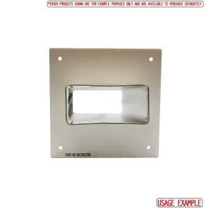 Kair Wall Plate 110mm x 54mm for Rectangular Ducting