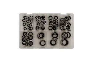 Assorted Bonded Seal Washers Metric (Dowty) Box Qty 90 Connect 31873