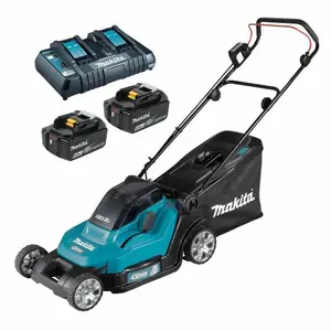 MAKITA DLM432PG2 Twin 18v Rotary mower