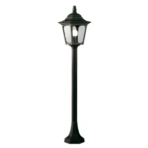 Elstead Chapel Mini 1 Light Outdoor Post Lantern Black IP44, E27