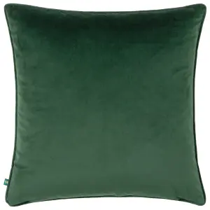 Wylder Rampha Tropical Velvet Piped Feather Filled Cushion