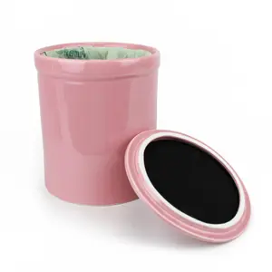 Portland Ceramic Compost Caddy - Pink