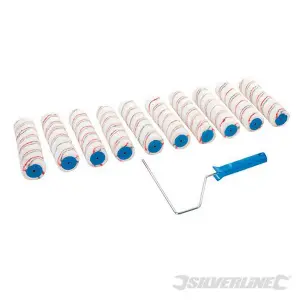 Silverline (271515) Roller Frame & 10 Sleeves 254mm