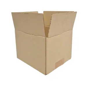 Brown Single Wall Cardboard Boxes 6" x 5" x 4" Durable Parcel Box and Packing Box, Small Shipping boxes (Pack of 50)