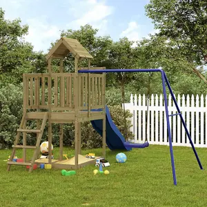 Berkfield Outdoor Playset Impregnated Wood Pine