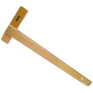 Helix T21 Wooden 90cm T-Square ruler