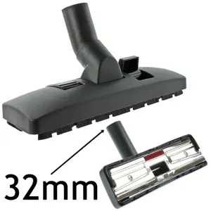 SPARES2GO 32mm Floor Brush Head Tool compatible with Victor Vacuum Cleaners