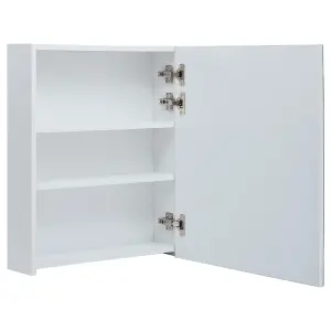 Berkfield LED Bathroom Mirror Cabinet 50x13.5x60 cm