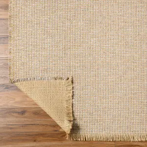 PAVI Becki Owens x Surya Solid and Border Boho Jute Area Rug 200 x 275 cm