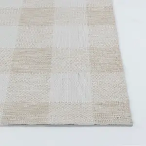 BIDDI In- /Outdoor Checkered Area Rug 160 x 213 cm