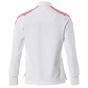 Mascot Food & Care Ladies Fit Ultimate Stretch Smock (White/Traffic Red)  (XXXXXX Large)