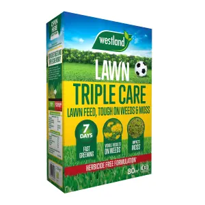 Westland Triple Care Lawn treatment Granules 80m² 0.27kg