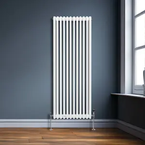 Traditional 3 Column Radiator - 1800 x 562 mm - White