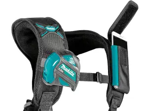 Makita Ultimate Tool Belt 3 Pouch Holster Set Heavyweight Braces + Strap System