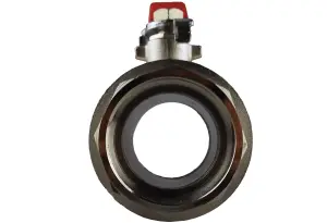 25mm MDPE compression water pipe fitting- full flow metal lever valve- universal hose connector