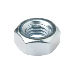 Diall M10 Carbon steel Lock Nut, Pack of 200