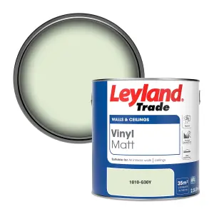 Leyland Trade Vinyl Matt Walls & Ceilings Emulsion Paint (1010-G30Y) 2.5L