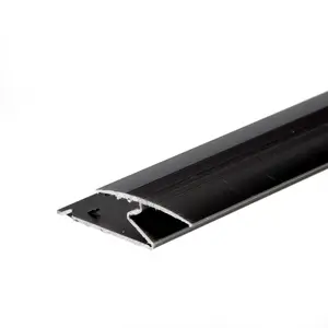 Anodised aluminium z edge carpet profile door floor bar trim 1000mm x 35mm c69 black