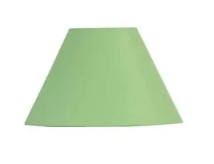 12" Luxury Cotton Textured Fabric Coolie Light Shade Purpose Table Floor Ceiling Practical & Eye Caring Lampshade Green