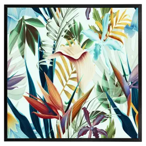 Tropical plants (Picutre Frame) / 20x20" / Oak