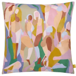 furn. Self Love Abstract Feather Rich Cushion