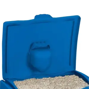 Large Rock Salt Grit Storage Bin with Scoop Salt Bin - 47L