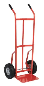 Sealey Sack Truck With Pneumatic Tyres Rubber Handgrips 200kg Capacity CST987