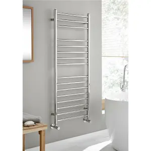 1200mm (H) x 600mm (W) - Curved Vertical - Bathroom Towel Radiator (Richmond) - (1.2m x 0.6m)