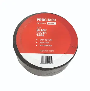 PROGUARD BLACK CLOTH TAPE 96MM X 50M