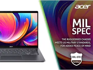 Acer Spin 714 Chromebook Plus, Intel Core i3 Processor, 8GB RAM, 256GB SSD, 14" Full HD Touchscreen, Black