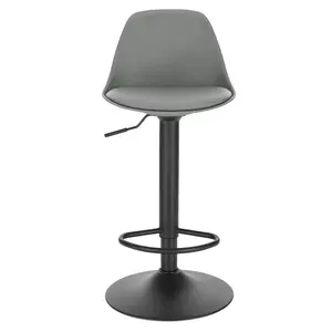 Height-adjustable bar stool set Rikard (Set of 2) Grey