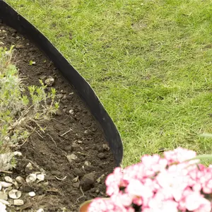 50m Easy Lawn Edging - Black - H14cm - Smartedge