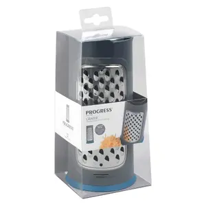 Progress Cylinder Cheese Grater Grey & Stainless Steel