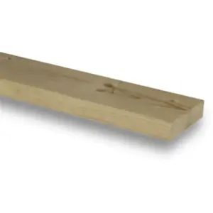 PACK OF 15 (Total 15 Units) - 50mm x 150mm (45mm x 145mm Finish) Planed All Round Redwood Timber - 2.1m Length