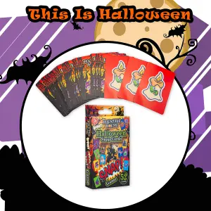 Halloweem Snap Card Game Haunted House Pack Trick or Treat Party  MultiColour